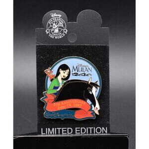 Disney WDW Mulan Khan & Mushu 5th Anniversary June 19th, 2003 Pin (C3)
